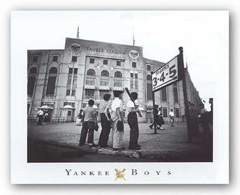 Yankee Boys, Yankee Stadium, Bronx, New York by Corbis Archive 12.5"x17" Art Print Poster