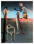 Bruce Teleky Woman with a Head of Roses by Salvador Dali. Art Print Poster (16.25 x 21.25)