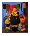 The Widow by Fernando Botero 21.75"x17.5" Art Print Poster