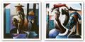 Trilogy of Expression I * by Shubert Denis - 24 x 23 3/4 inches - Fine Art Print / Poster