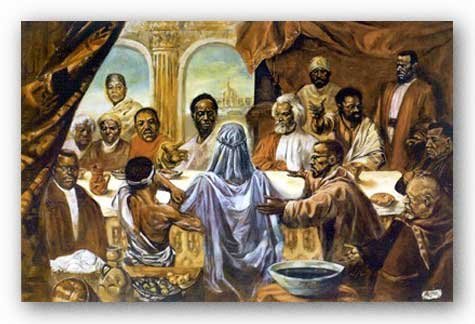 artworkforless.com Last Supper by Cornell Barnes - 18 x 26 inches - Fine Art Print/Poster