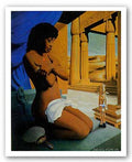 Oasis by Edward Clay Wright 20"x25.5" Art Print Poster African-American
