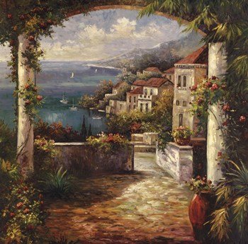 Peter Bell View From The Veranda 24.00 x 24.00 Poster Print