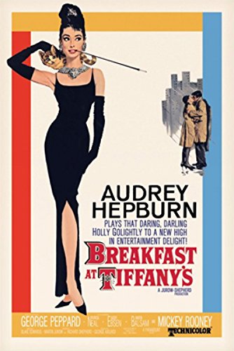 Audrey Hepburn, Breakfast at Tiffany's Movie Poster Poster Print (24 x 36)