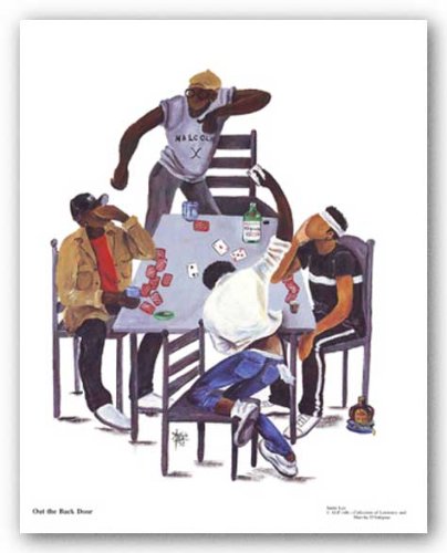 Bruce Teleky Out The Back Door by Annie Lee 14"x11" Art Print Poster