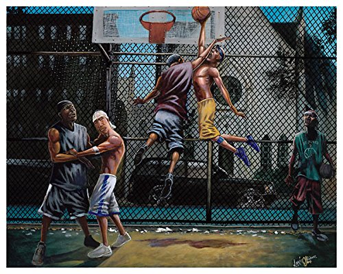 Picture Peddler in Mid Air by Lonnie Ollivierre Art Print Poster 8x10