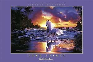 Art Poster Print - Free Spirit [foil] - Artist: Christian Riese Lassen- Poster Size: 24 X 36