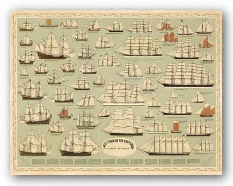 Sails Through the Centuries Poster Print (27 x 21)