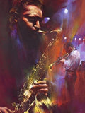Blue Jazz - Poster by Antonio Vega (23 1/2X31 1/2)