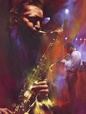 Blue Jazz - Poster by Antonio Vega (23 1/2X31 1/2)