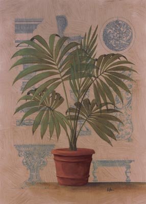 Palm & Furniture I artist: Wilbur 19.69x27.56