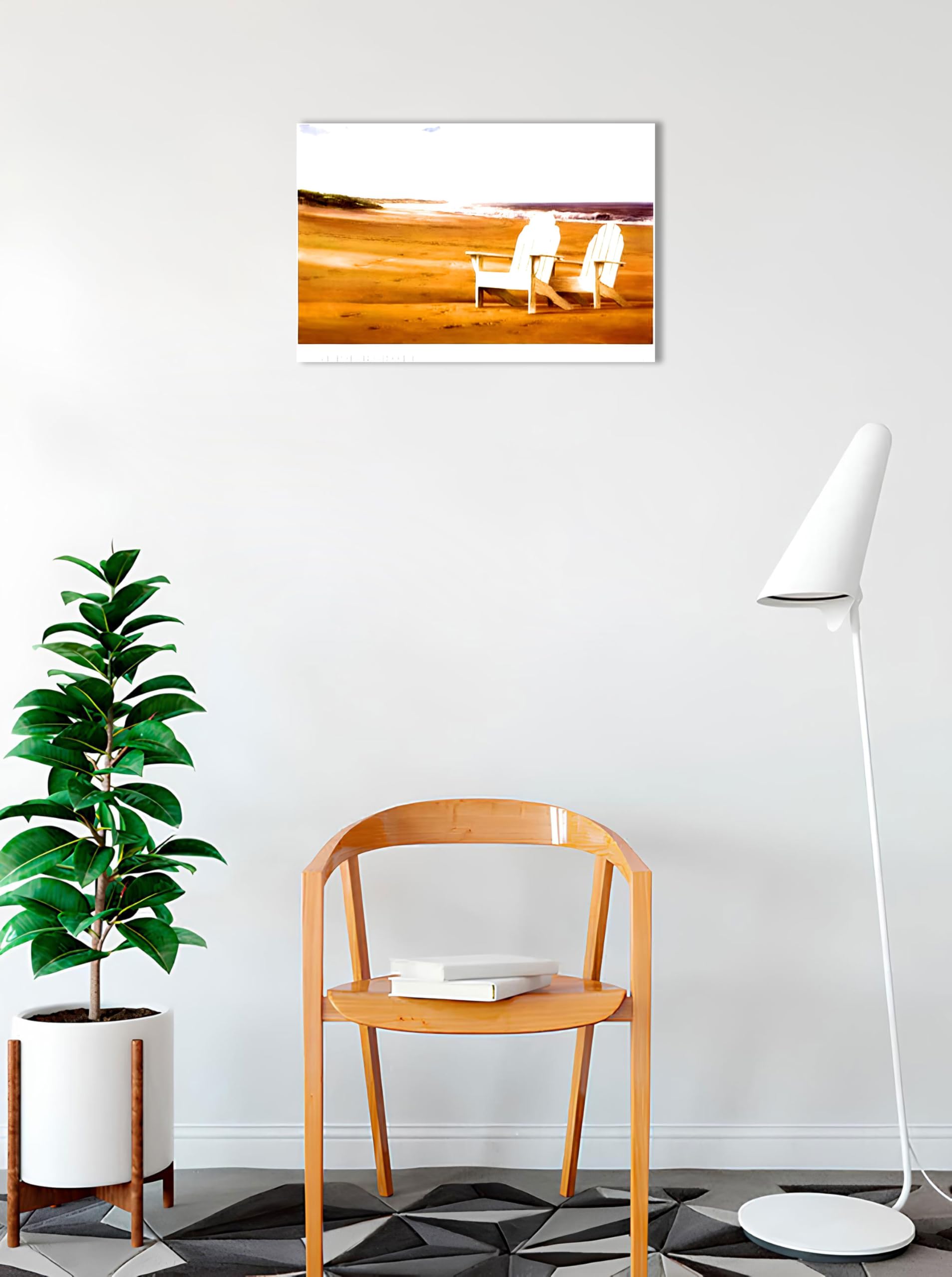 Flying Point Beach by Joseph Reboli. Size: 36 inches width by 24 inches height. Best Quality Art Print Poster.
