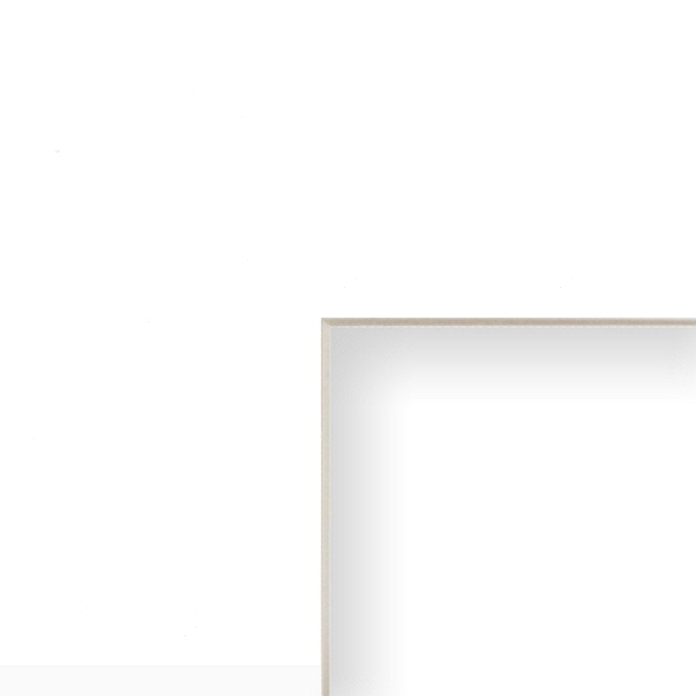 Craig Frames 10x13 Mat for Picture Frame White with Cream Core and 6x9 Opening Size (B222MAT)