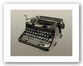 Remington Rand Typewriter Fine Art Print Poster By Clifford Faust