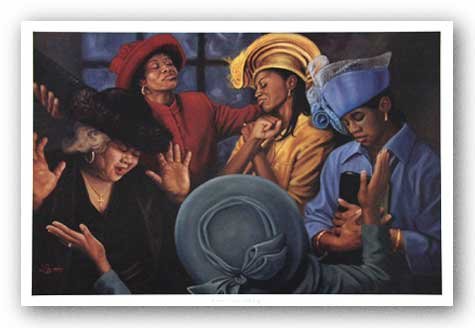 Crowns of Glory - Lift Him Up by Henry Battle 22"x34" Art Print Poster