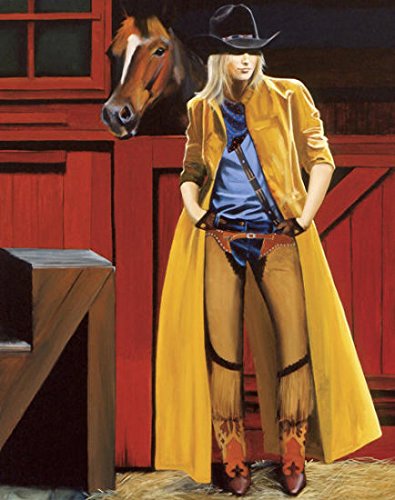My Buddy And Me by David DeVary Art Print Poster, Overall Size: 24x30, Image Size: 22x28