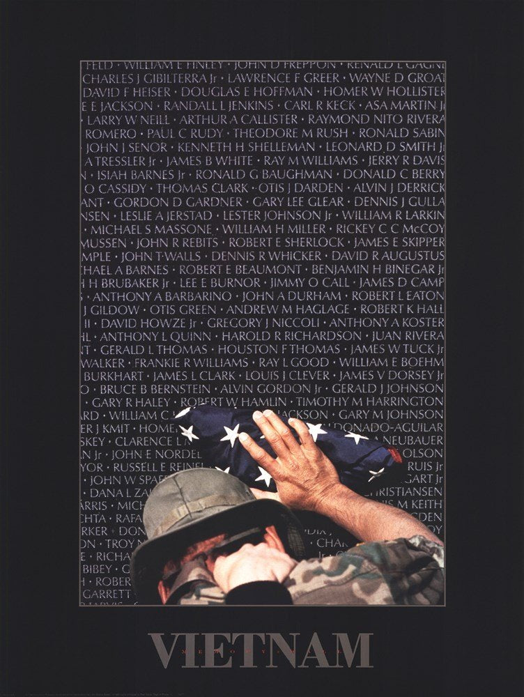 Vietnam Memory Wall by Peter Marlow Art Print, 24 x 32 inches