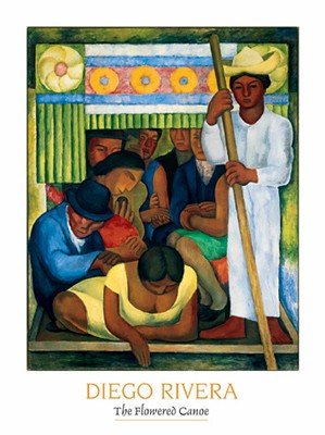 Flowered Canoe - Poster by Diego Rivera (24 x 32)