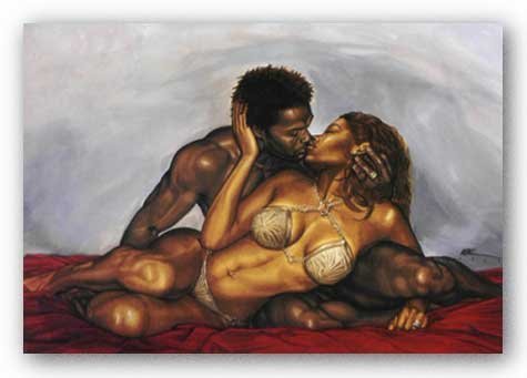 Bruce Teleky The Kiss by Kevin A. Williams (WAK) 24"x36" Art Print Poster