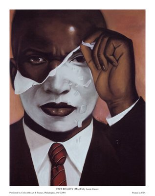 Face Reality (Male)(mini) - Laurie Cooper | Art Print Poster