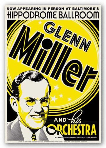 Bruce Teleky Glenn Miller at Hippodrome Ballroom, Baltimore Summer 1939 by Anonymous 15"x23" Art Print