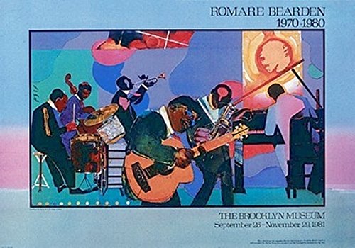 artworkforless.com Jamming at the Savoy by Romare Bearden - 22 x 31 3/4 inches - Fine Art Print/Poster
