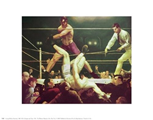 Dempsey And Firpo, 1924 Poster Print by George Bellows (14 x 11)