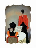 Her Check List by Leroy Campbell - 24 x 18 inches - Fine Art Print / Poster