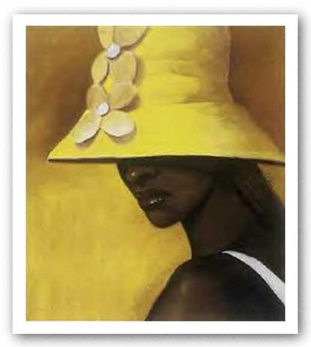 Yellow Hat by Laurie Cooper 24.75"x20.25" Art Print Poster
