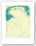 Bruce Teleky Motherhood - Lithograph by Pablo Picasso 20"x15" Art Print Poster
