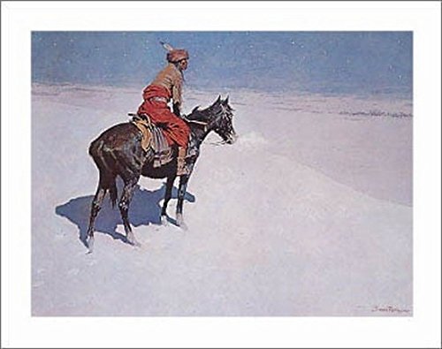 The Scout by Frederic Remington - 22 x 28 inches - Fine Art Print / Poster