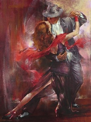 (16x20) Pedro Alvarez Tango Argentino II Art Print Poster