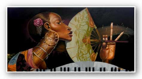 Essence - Limited Edition by Frank Morrison 17"x35" Art Print Poster African-American