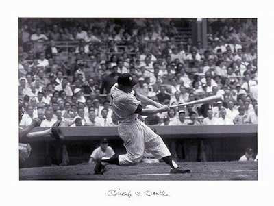 Out of the Park, 1956 (Mickey Mantle) - Poster by Corbis Archive (18 x 16)