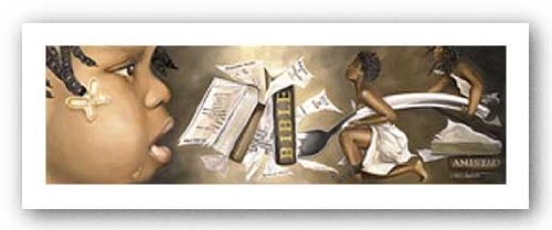 Tough to Swallow (Girl) by Edwin Lester 32"x9" Art Print Poster