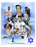 Top Jewish Major League Baseball Players Poster Print by Wishum Gregory ( x 11)
