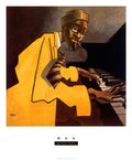 Piano Man by Justin Bua - 29 x 24 inches - Fine Art Print / Poster