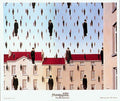 Golconde - Poster by Rene Magritte (44 x 40)