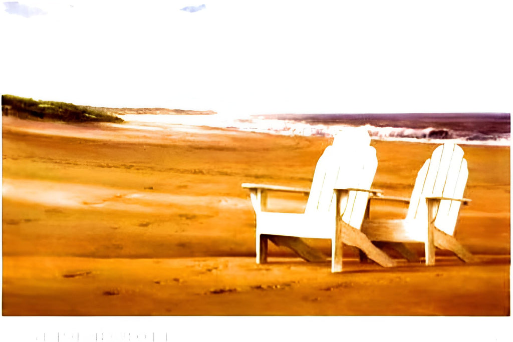 Flying Point Beach by Joseph Reboli. Size: 36 inches width by 24 inches height. Best Quality Art Print Poster.