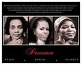 Dreamer (Trio): Peace, Power, Respect (Coretta Scott King, Michelle Obama, Betty Shabazz) by Bruce Teleky