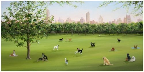Bruce Teleky Tails of Central Park by Carol Saxe 20"x10" Art Print Poster