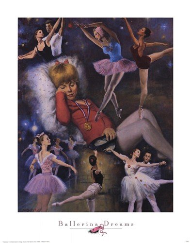 Ballerina Dreams Poster by Clemente Micarelli (22.00 x 28.00)