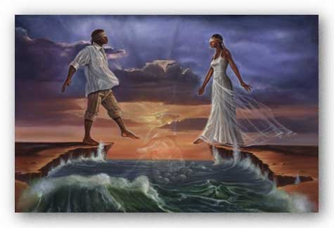 Bruce Teleky Step Out on Faith 'Love' by Kevin A. Williams (WAK) 24"x36" Art Print Poster