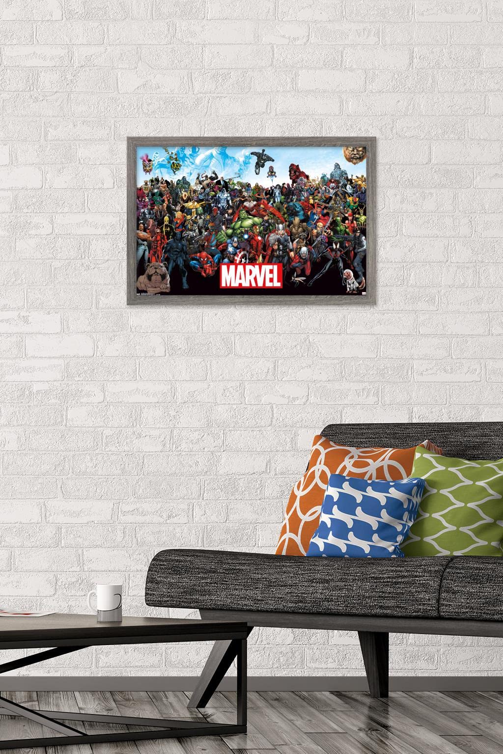 Marvel Comics The Marvel Lineup Wall Poster