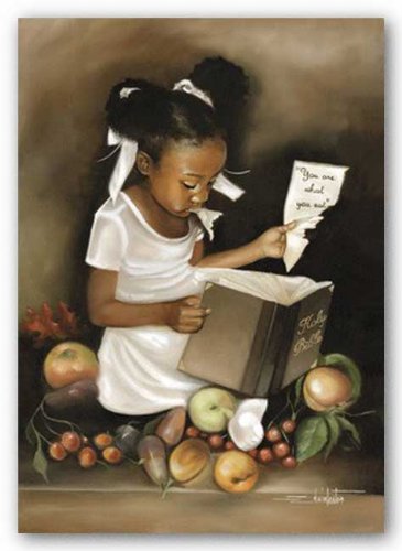 You Are What You Eat (Hers/mini) by Edwin Lester 9"x6.5" Art Print Poster