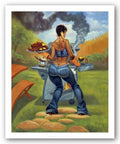 BBQ by Sterling Brown 20"x16" Art Print Poster