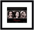 Framed Art Print 'Dreamer (Trio): Peace, Power, Respect': Outer Size 15 x 13"