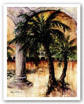 Two Palms by Sherry Strickland 22"x28" Art Print Poster