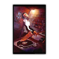 Justin Bua The D.J. Art Print Poster, Overall Size: 24x35, Image Size: 22.25x32