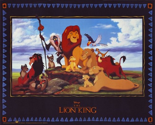 Disney poster Walt Disney The Lion King